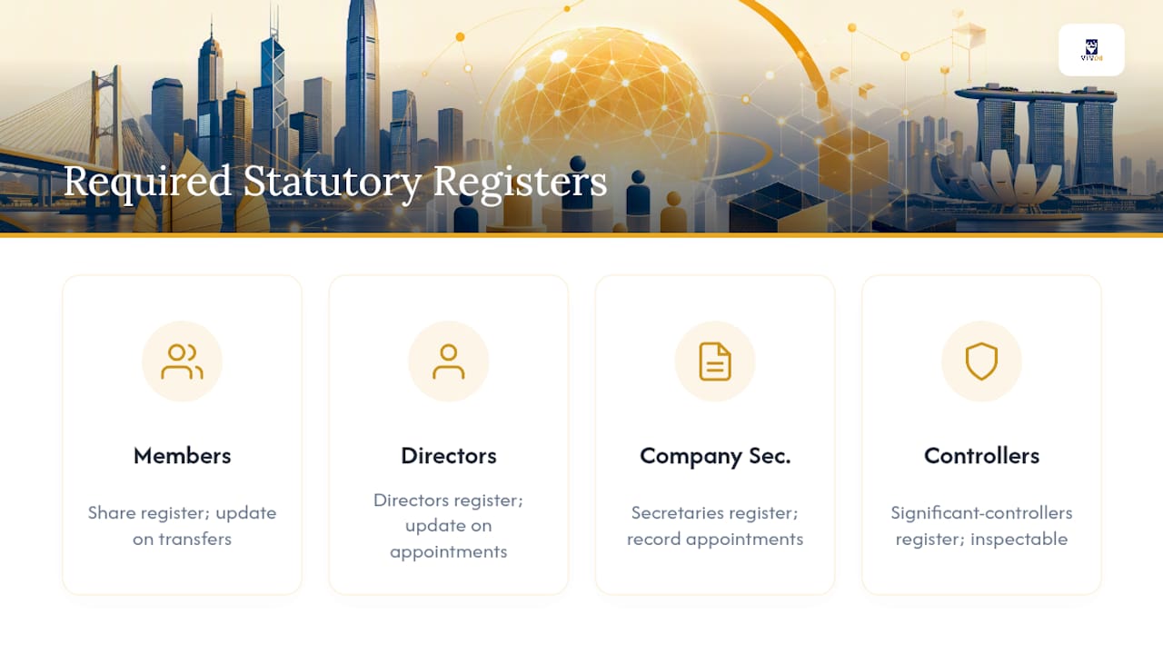 Four Hong Kong statutory company registers