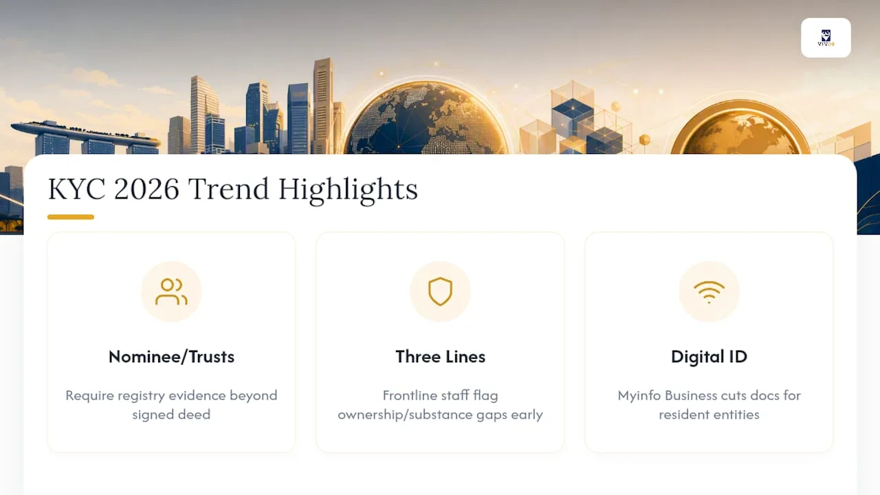 Latest Updates on KYC Regulatory Trends Beyond Notice 626 — overview diagram