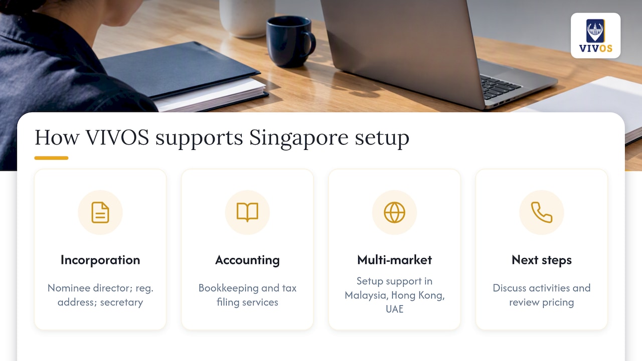How VIVOS can help: incorporation and PE risk support — overview diagram