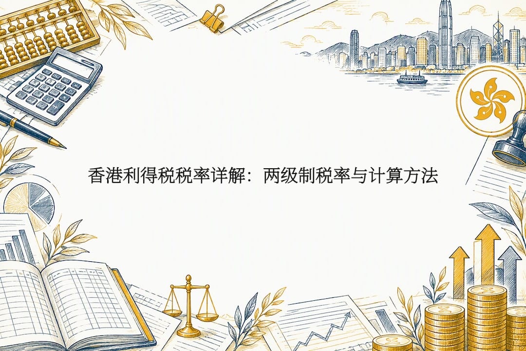 Learn More: 香港利得税税率详解：两级制税率与计算方法