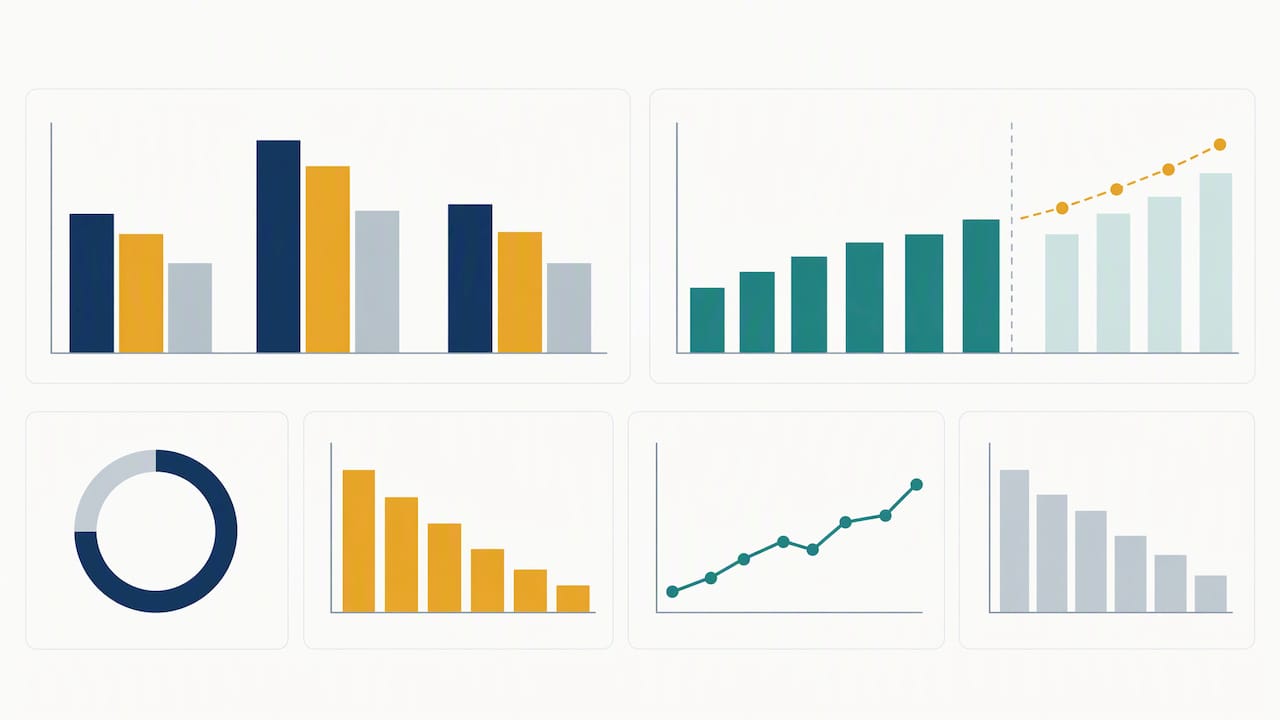 Actual results compared with forecast and budget