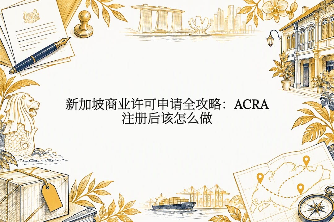 Learn More: 新加坡商业许可申请全攻略：ACRA 注册后该怎么做