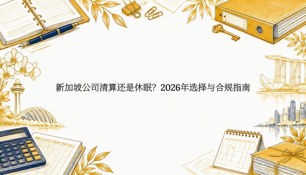 Learn More: 新加坡公司清算还是休眠？2026年选择与合规指南