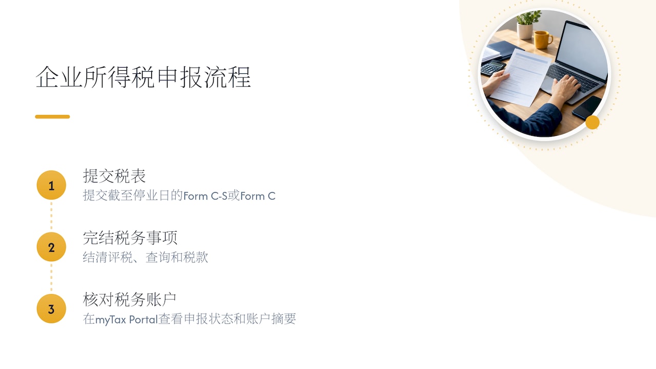 企业所得税申报 — overview diagram