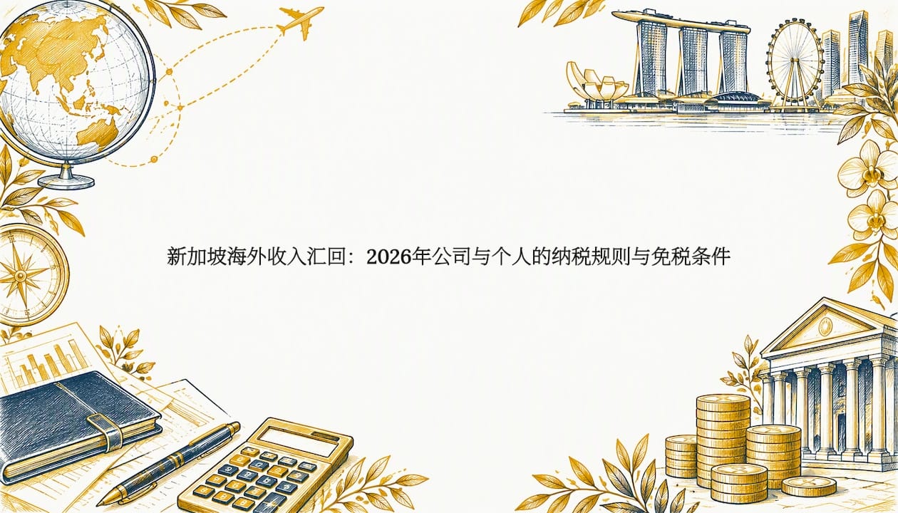 Learn More: 新加坡海外收入汇回：2026年公司与个人的纳税规则与免税条件