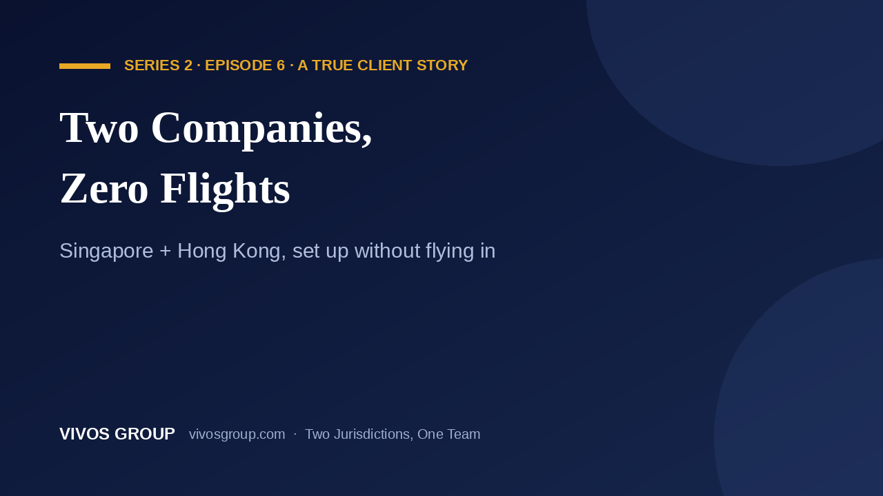 Set Up a Singapore Company Without Visiting: The Singapore Side of a True Story (2026)